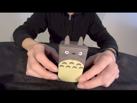 ✧J-ASMR✧トトロを作ってみた！(ペーパークラフト)Let's make "Totoro"(Paper craft) 이웃집 토토로 音フェチ JAPAN