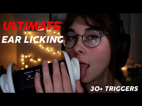 The ULTIMATE Earlicking Triggers! 30+ | ASMR Earlicking