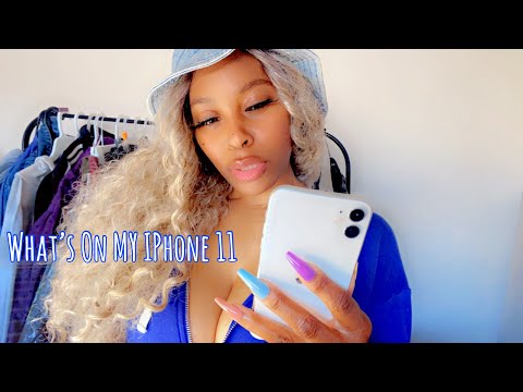 ASMR | iOS 16 What’s On My IPhone 11 in 2023