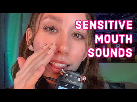 ASMR | sensitive tascam mouth sounds (tingles guaranteed)