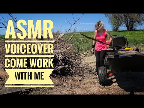 ASMR | Real Life ASMR sounds | Come Work With Me on my Farm(ette)| Sped Up Video | Voice-over