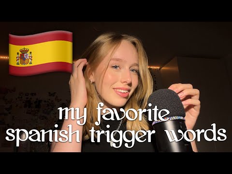 ASMR en español 🇪🇸 | my favorite trigger words in spanish