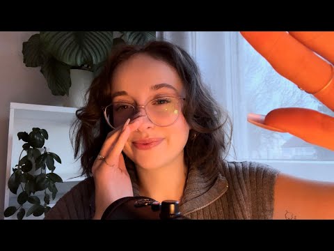ASMR repeating my intro (clicky and cupped whispers)