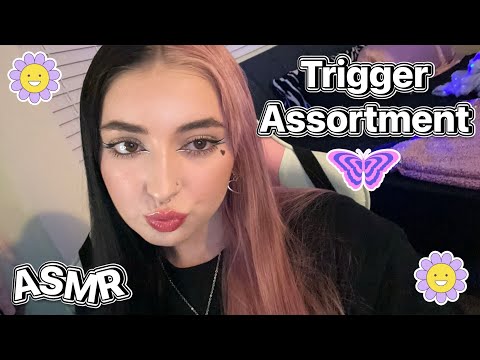 ASMR | Trigger Assortment for Sleep (Mouth Sounds, Tapping, Sticky Sounds.. etc) ♡