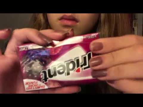 ASMR | gum chewing, tapping, whispering