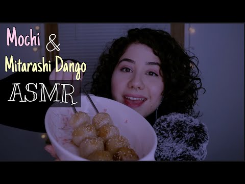 ASMR: Mochi & Mitarashi Dango 🍡 Sticky, Gooey & Chewy Mukbang 😋