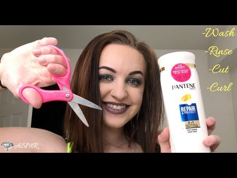 ASMR HAIRCUT AND STYLE ROLEPLAY