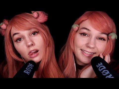 🍓 ASMR TWIN INAUDIBLE WHISPERING 🍓 IT'S BERRY GOOD 👉👈