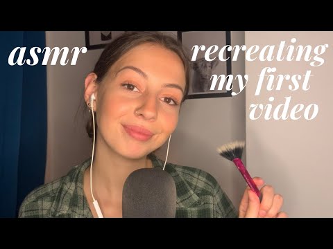 ASMR - Recreating My First Time Trying ASMR (Mic Brushing & Whispers)