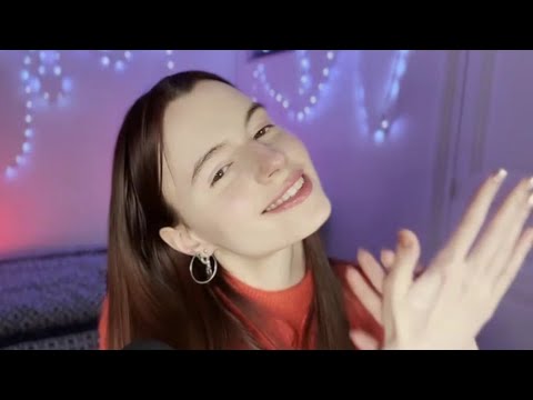 ASMR | Repeating "relax" for 10 minutes , Unpredictable Visual triggers, Mouth and Hand sounds