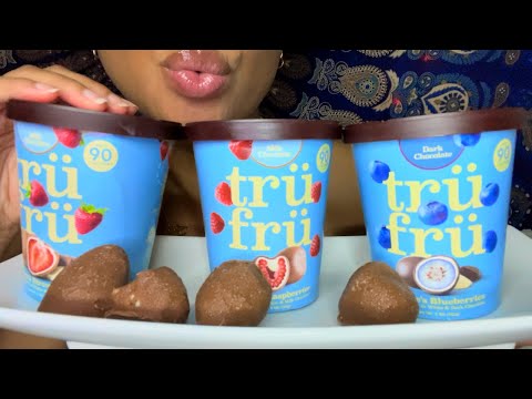 ASMR | Trü Frü Chocolate Covered FRUITS 🫐🍓🍫