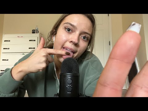 ASMR|NO TALKING FAST/AGGRESSIVE MOUTH SOUNDS & HAND MOVEMENTS