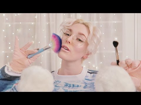 [ASMR] Face Brushing You To Sleep with Positive Affirmations in Japanese