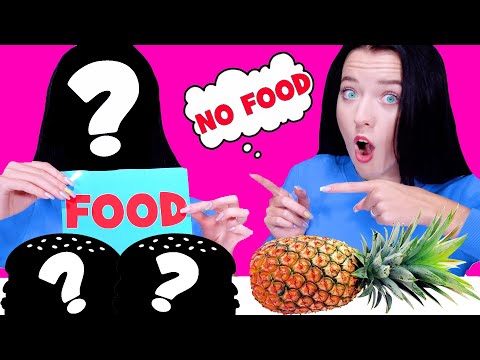 ASMR Food VS No Food Challenge (Ice Cream, Hot Spicy Chips, Pineapple) Eating Sounds Mukbang