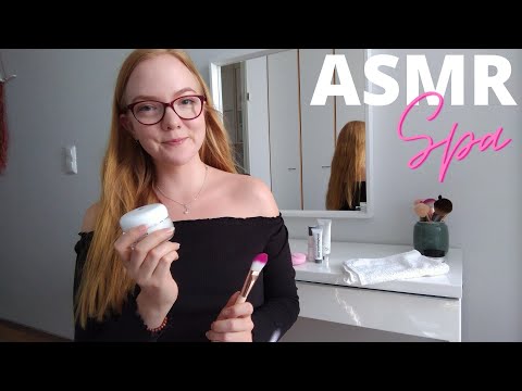 ASMR SUOMI 💆‍♀️ KASVOHOITO ROLEPLAY ✨ Personal attention, mic&lens brushing, tapping, soft spoken...