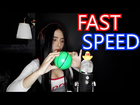 FAST speed ASMR tapping & Super tingly