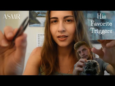 ASMR | Top 5 Favorite Triggers! | Collab with Aaron ASMR | Plucking, Wood Tapping, Mouth Sounds...🤩