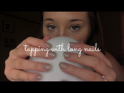 ASMR | TAPPING WITH LONG NAILS (FAST & SLOW)