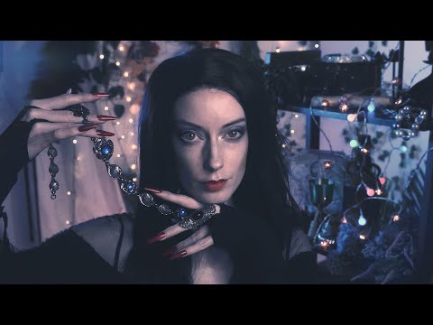 ASMR 🌹 Morticia Addams Picks Your Jewelry... ONCE MORE! 🖤 (Tapping, Soft Spoken, Personal Attention)