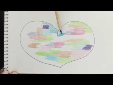 ASMR coloring/drawing colored pencil sounds