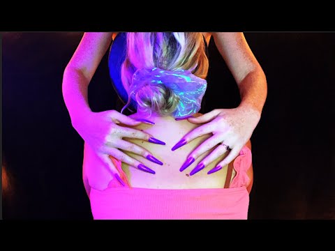 Whisper ASMR | back scratch, tracing & brushing