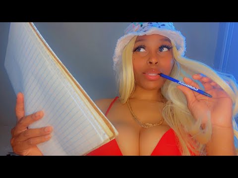 ASMR | Hot Girl In The Back Of The Class Wants To Talk to You
