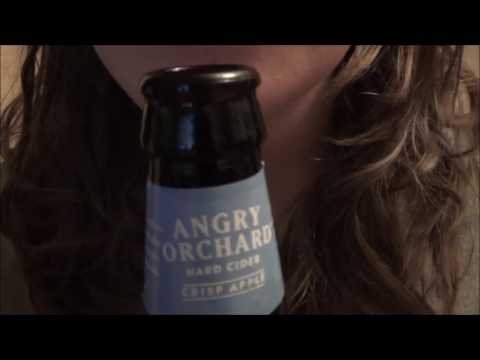 ASMR Drinking a Beer, Tapping, Mouth Sounds, and Whispered Ramble