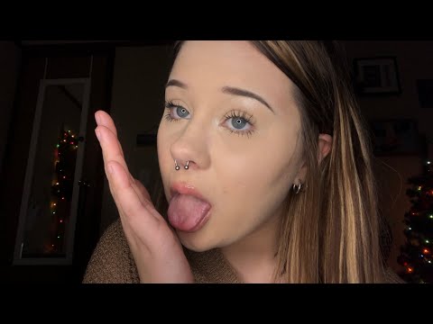 ASMR | Invisible Hand Licking (Mouth Sounds)