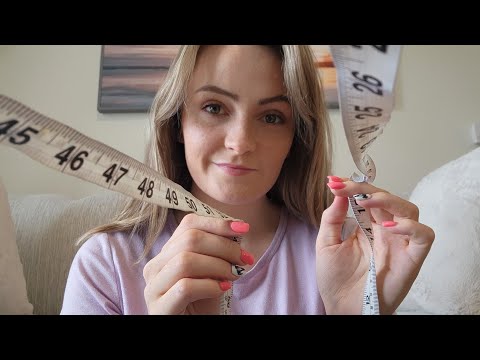 ASMR measuring & analyzing your face with writing sounds ✍️