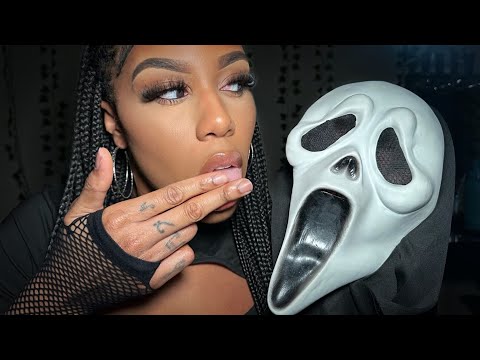ASMR | Popular Girl Spit Paints Your Ghostface (INTENSE Mouth Sounds & Personal Attention)