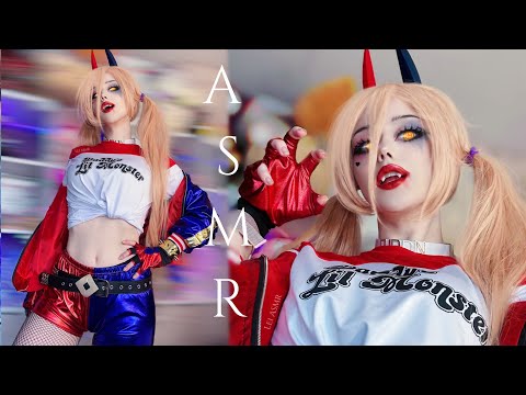 ♡ ASMR Power x Harley Quinn relaxing you on bed ♡