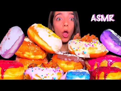 ASMR | EATING WORLD'S BIGGEST DONUTS MUKBANG 먹방 WORST TUMMY ACHE EVER😱 (burping,chewing, tingles)