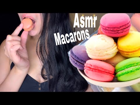 Asmr Macarons Soft Eating Sounds No Talking