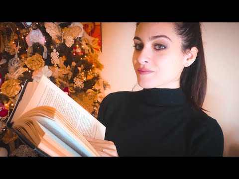 ASMR Unintelligible Reading Book With Fire Sound