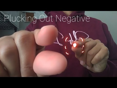 {ASMR} energy cleanse - plucking, snipping, removing negative energy FAST ⚡