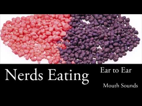 Binaural ASMR Crunchy Nerds Eating l Ear To Ear, Mouth Sounds
