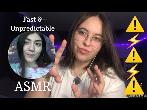 Super Fast & Unpredictably Aggressive Tapping & Scratching ASMR With A Special Guest
