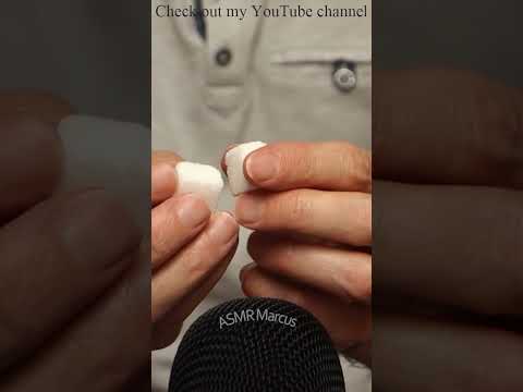 ASMR Gentle Tapping and Rubbing of Sugar Cubes #short