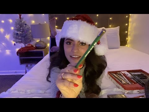 Sketching Your Holiday Portrait RP! | ASMR | soft-spoken, paper, sketching sounds, ambiance