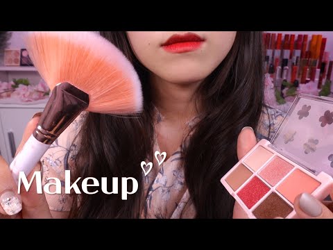 [KOR] ASMR Doing Your Spring Makeup🌸🌷 (Layered Sounds, Personal Attention)
