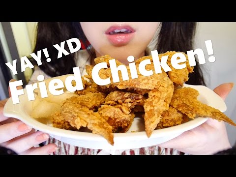 ASMR Crispy Fried Chicken Wings Eating🍗치킨이팅리얼사운드