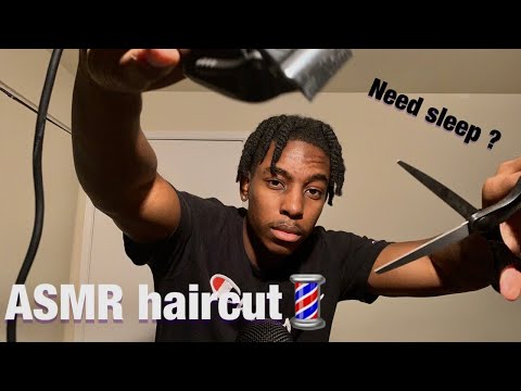 [ASMR] relaxed haircut / trim for sleep 💤
