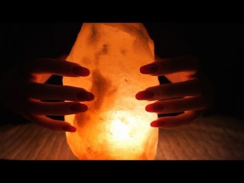 ASMR Scratching on Salt Lamp with Acrylic Nails