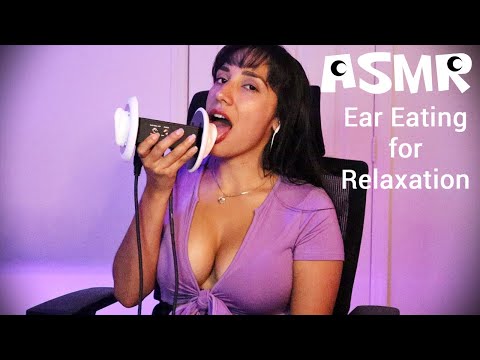 ASMR 👅 Ear Eating for Relaxation | Tingles | No Talking