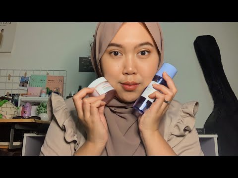 asmr friend does your skincare🌌 | soft spoken for relaxing🗣️💫