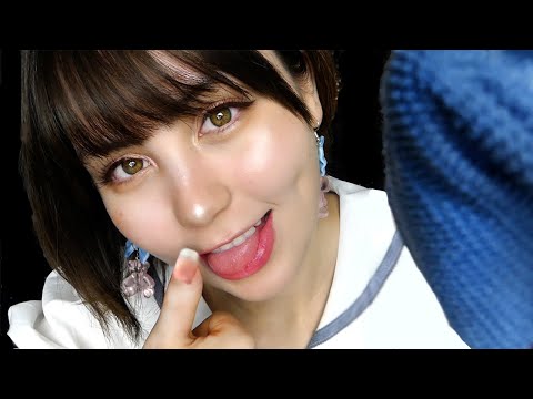 ASMR Spit Cleaning & Stippling Your Face♥