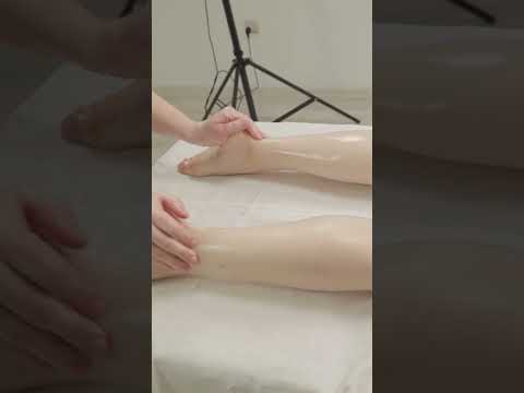 leg asmr massage for beautiful girl #massage #asmr #footmassage #shorts