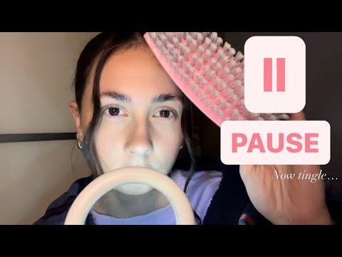 ASMR- PAUSE⏸trigger with fast and aggressive personal attention 🌙 (anticipatory tingles)