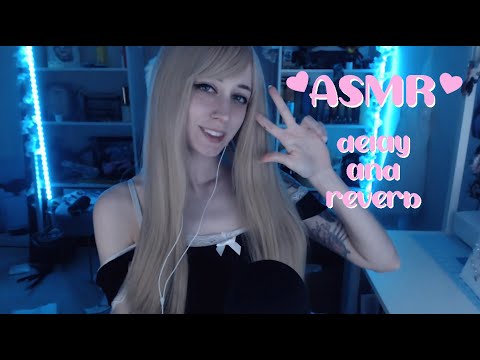 ASMR 💙 Lofi Delay and Reverb (with breathing and kisses)