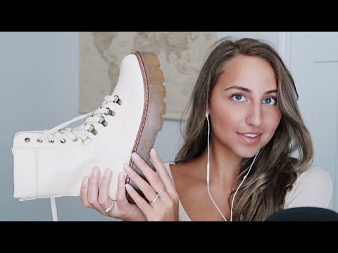 ASMR Fast and Aggressive Shoe Tapping and Scratching 👡 (I dyed my hair brown!!)